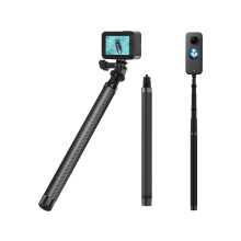 Selfie Stick Pole Long for GoPro Hero 12 Insta360 (150cm/59 inch), Underwater Waterproof Carbon Fiber Extension Handheld Monopod for Go Pro Max Mini H