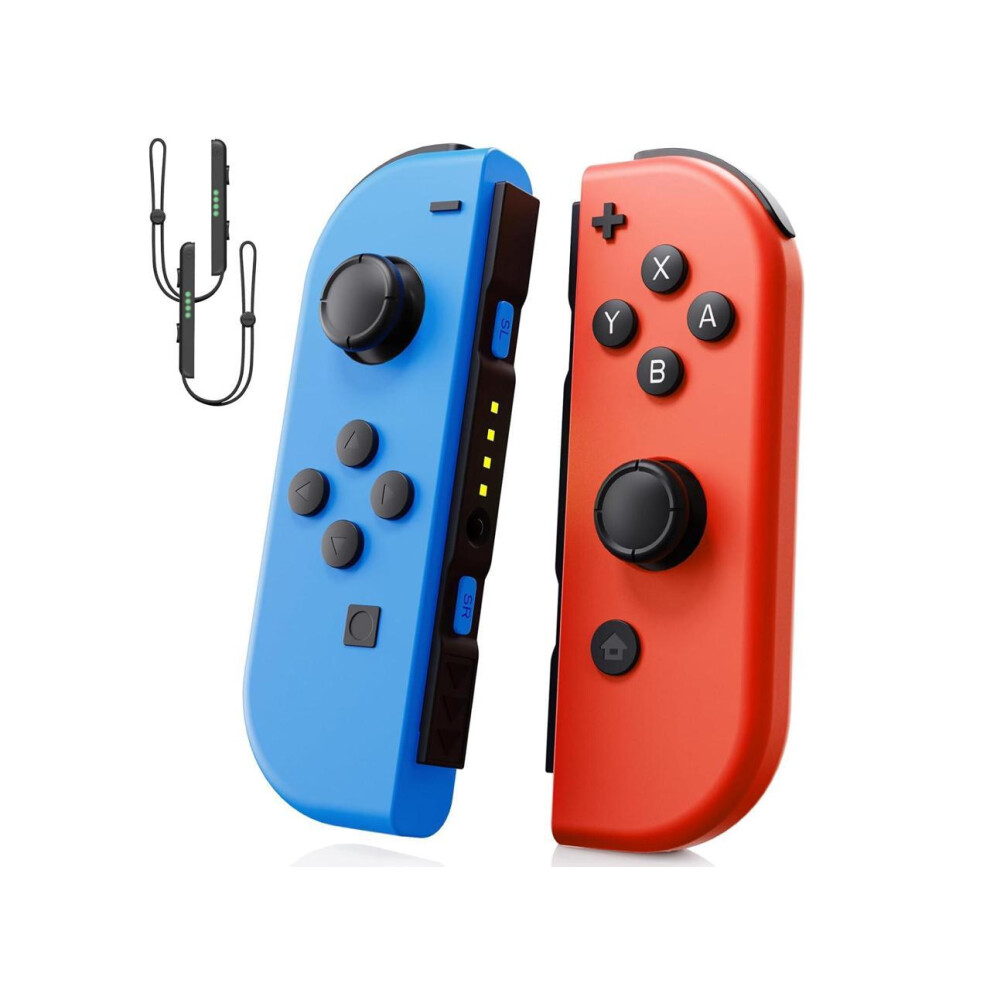 For Switch Controller, Wireless Controller Compatible For Nintendo Switch/Oled/Lite With 6-Axis Gyro Sensor/Double Vibration/Wake-Up/Screenshot Contro 609808304565