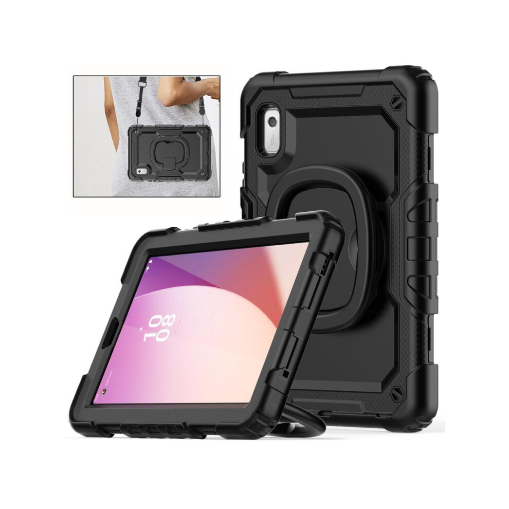 for Lenovo Tab M9 Case 9 inch TB-310FU with Screen Protector/Rotating Hand Strap/Stand/Shoulder Strap, [3-Layer Protective] Lenovo M9 HD Tablet Cover