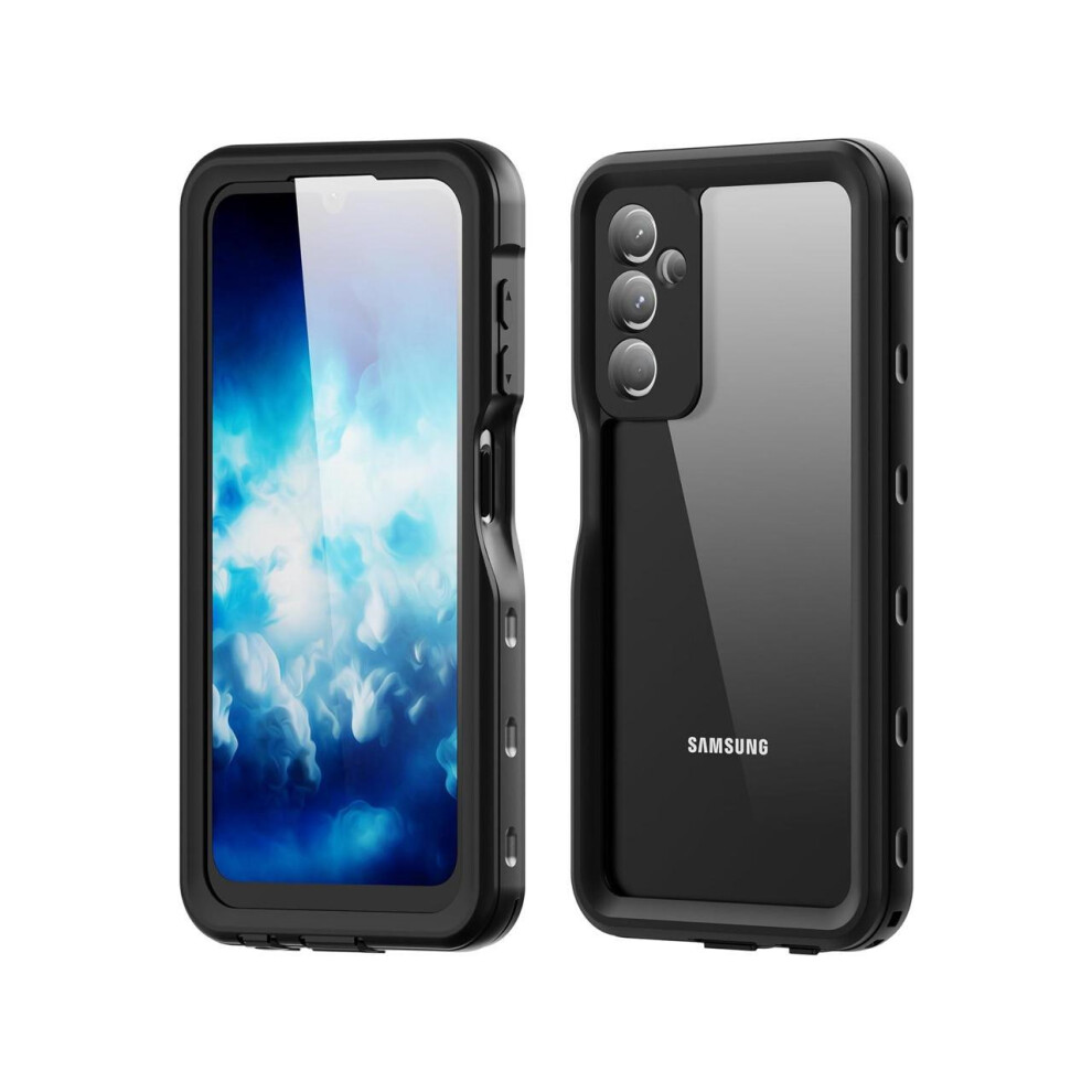 For Samsung Galaxy A25 5G Case Waterproof Ip68 Certified Built-In Screen Protector Shockproof Dustproof Snowproof Rugged For Samsung A25 5G 6.5" Black 609808305104