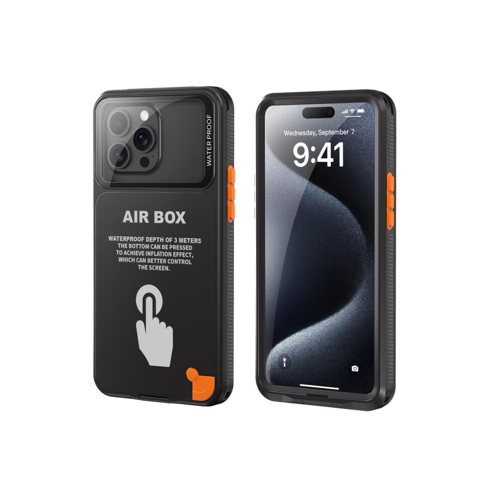 Waterproof Case For Iphone Iphone 16 15 14 13 12 Pro Max Iphone 16 15 14 Plus 6.7 Inch [Built-In Screen Protector] [Full Body Shockproof] [Ip68 Underw 609808306002