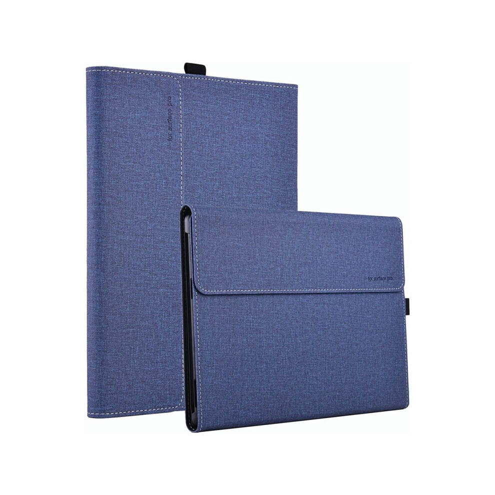 Case for 13 Inch Microsoft Surface Pro 10 2024, Surface Pro 9 2022, Surface Pro 8 2021 Multiple Angle Viewing Portfolio Business Cover with Stylus Hol