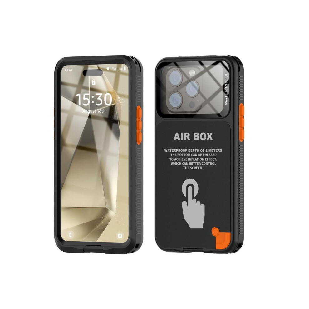 Waterproof Case For Iphone 15 15 Pro 14 14 Pro 13 13 Pro 12 12 Pro 6.1 Inch [Built-In Screen Protector] [Full Body Shockproof] [Ip68 Underwater] [Dust 609808306439