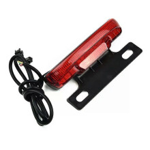 Luce posteriore per bici elettrica da 36-48 V, luce posteriore di sicurezza, luce posteriore per bicicletta