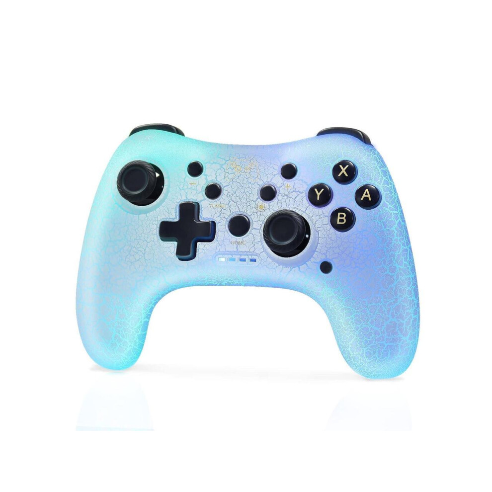 Switch Pro Controller,Wireless Switch Controller Compatible With Nintendo Switch/Lite/Oled/Pc,Bluetooth Pro Controller Switch With Adjustable Led Ligh 609808307146