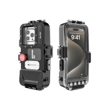 Professional Snorkeling Diving Waterproof Phone Case, Bluetooth Connection, Underwater 98FT/30M Photo & Video Protective Housing ShockProof Phone Cove