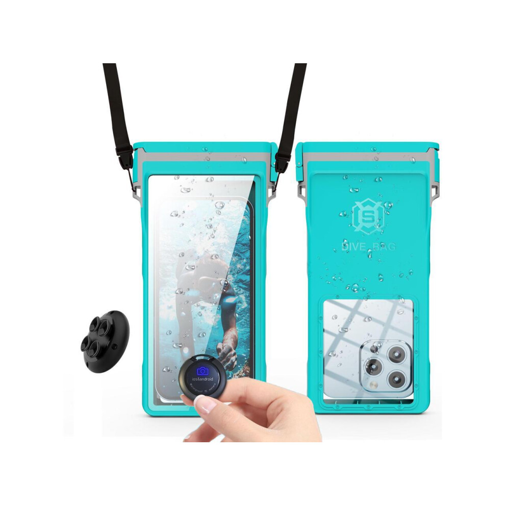 Photos - Case Waterproof Phone Pouch  with Waterproof Bluetooth Remote Shutter, Underwater Dry Bag for Phone Protector for iPhone 15 1