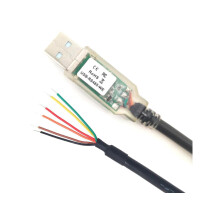 USB-RS485-WE-1800-BT Serial Cable, USB to RS485 WE UART Serial Adapter Converter Cable, USB-RS485-WE Cable, Built-in FT232RL Chip,6 Way Wire End,6 Fee