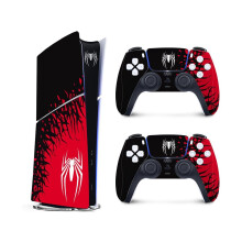 [for PS5 Slim Digital Edition] Superhero Slim Skin for PlayStation 5 Slim, Premium 3M Vinyl Skins Wraps Set for PlayStation 5 Slim Digital Edition and