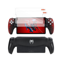 Replacement Plates for PlayStation Portal Shell with 2 Screen Protectors - Plates for Spider - Man PS5 Portal Cover, Faceplate for PlayStation Portal
