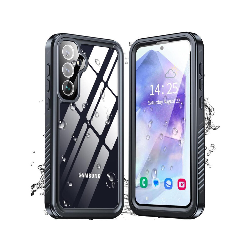 Photos - Case Samsung Galaxy A55 5G  Waterproof, Galaxy A55 5G Phone  with Built-in Screen Protector - Shockproof Dustproof Rugged