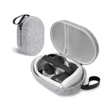 Hard Carrying Case for Meta Quest 3 - Compact design, Multiple Compartments for Elite Version VR Headset, Controllers and Accessories, Travel with Pro