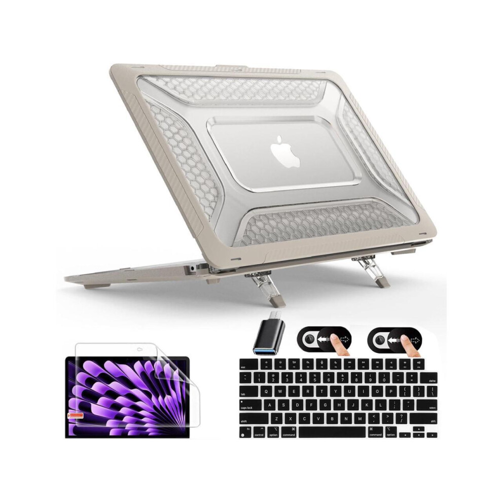 Case For Macbook Pro 13 Inch M2 2024 2023 2022-2016 A2338 M1 A2251 A2289 A2159 A1989 A1708 A1706, Laptop Hard Cover With Kickstand, Keyboard Skin, Scr 609808308570