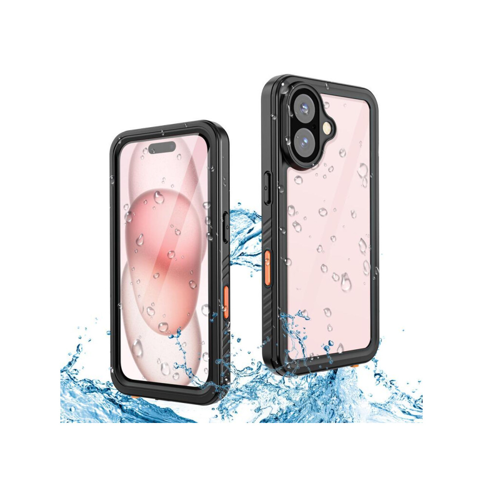 For Iphone 16 Case Waterproof, [Military Grade Shockproof][Glass Camera Protector & Built-In Screen Protector][Ip68 Underwater][Dustproof][Dropproof] 609808308822