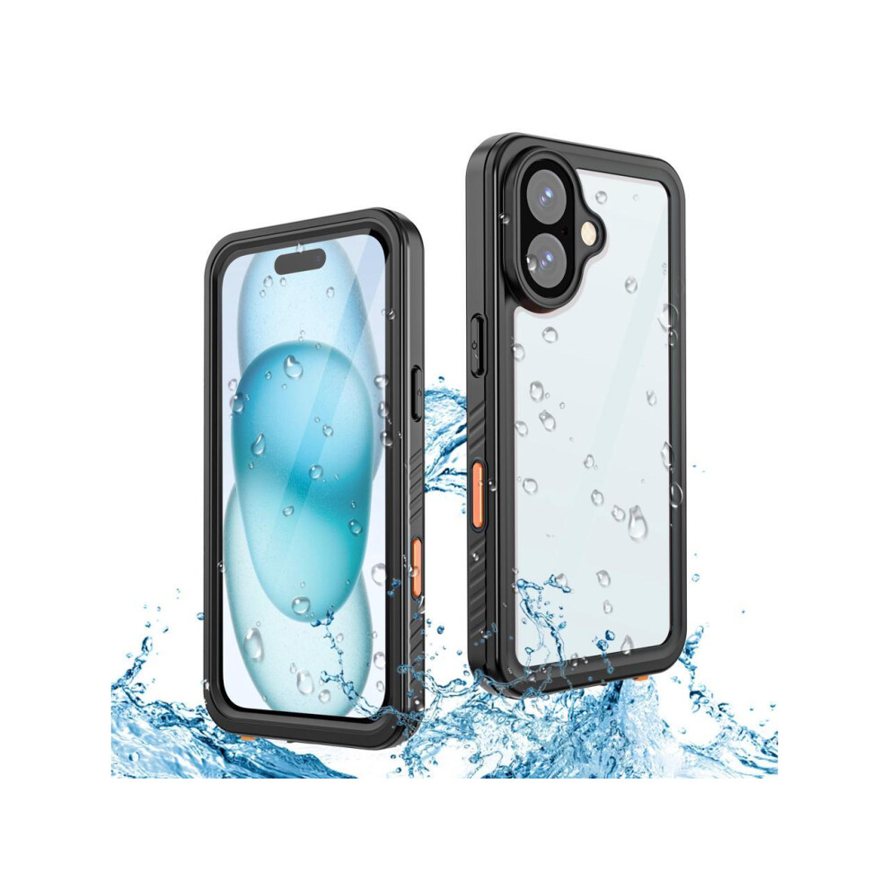 Iphone 16 Plus Case Waterproof, [Military Grade Shockproof][Glass Camera Protector & Built-In Screen Protector][Ip68 Underwater][Dustproof][Dropproof] 609808308839