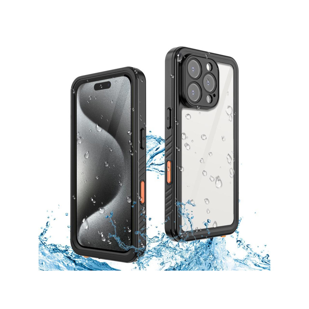 For Iphone 16 Pro Case Waterproof, [Military Grade Shockproof][Glass Camera Protector & Built-In Screen Protector][Ip68 Underwater][Dustproof][Droppro 609808308846