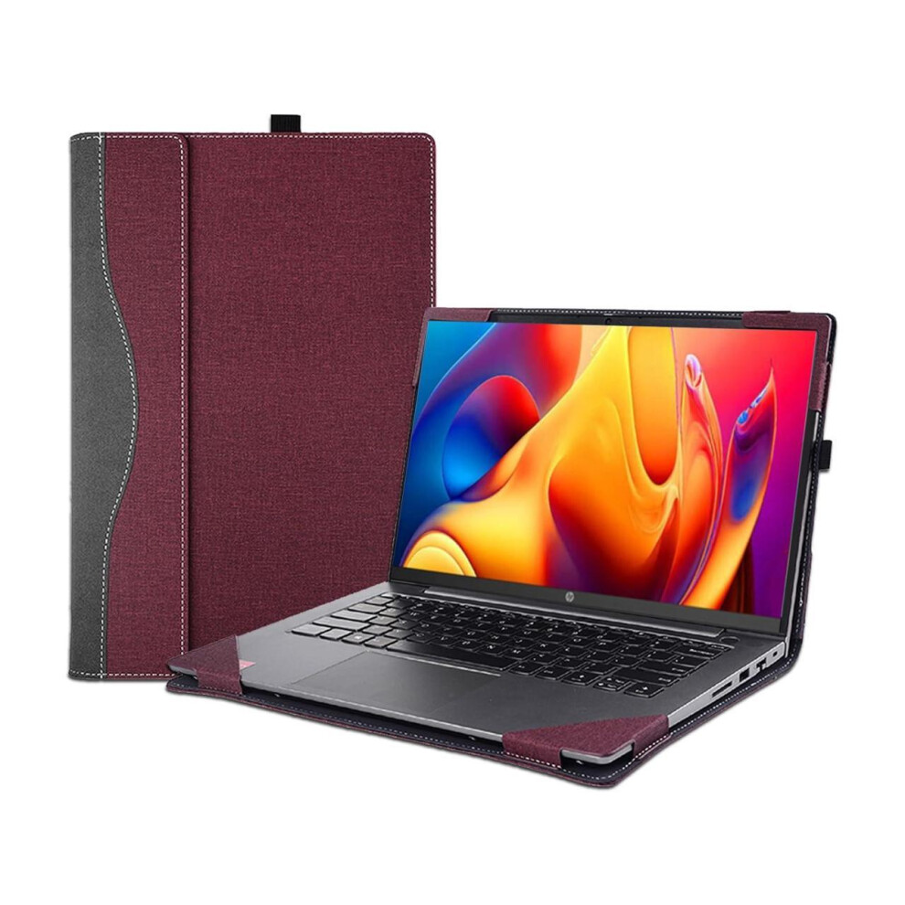 Laptop Cover Case For 15.6 Inch Hp Probook 450 G8 G9 G10 & Hp Probook 455 G8 G9 G10 & Hp Probook 650 G8 Sleeve, Separable Pu Leather Protective Sleeve 609808309928