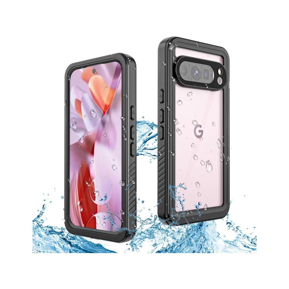 For Google Pixel 9 Pro Case Waterproof Ip68 Certified Dustproof Shockproof Built-In Screen Protector Full Body Case For Google Pixel 9 Pro 6.3" 2024 609808311037