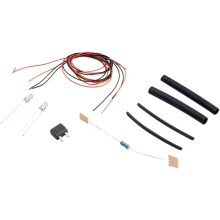 Flickering Light Burning House 3mm LED Fire Flickering Fire Kit Red 12V Outdoor Living Flickering From
