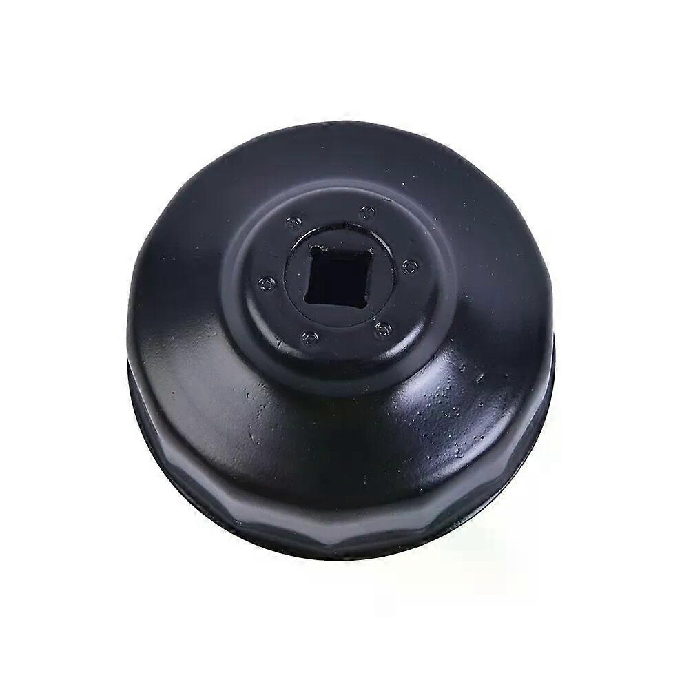 Clé à douille 3/8" en acier noir, 76 mm, 14 cannelures, pour bouchon de filtre à huile de voiture