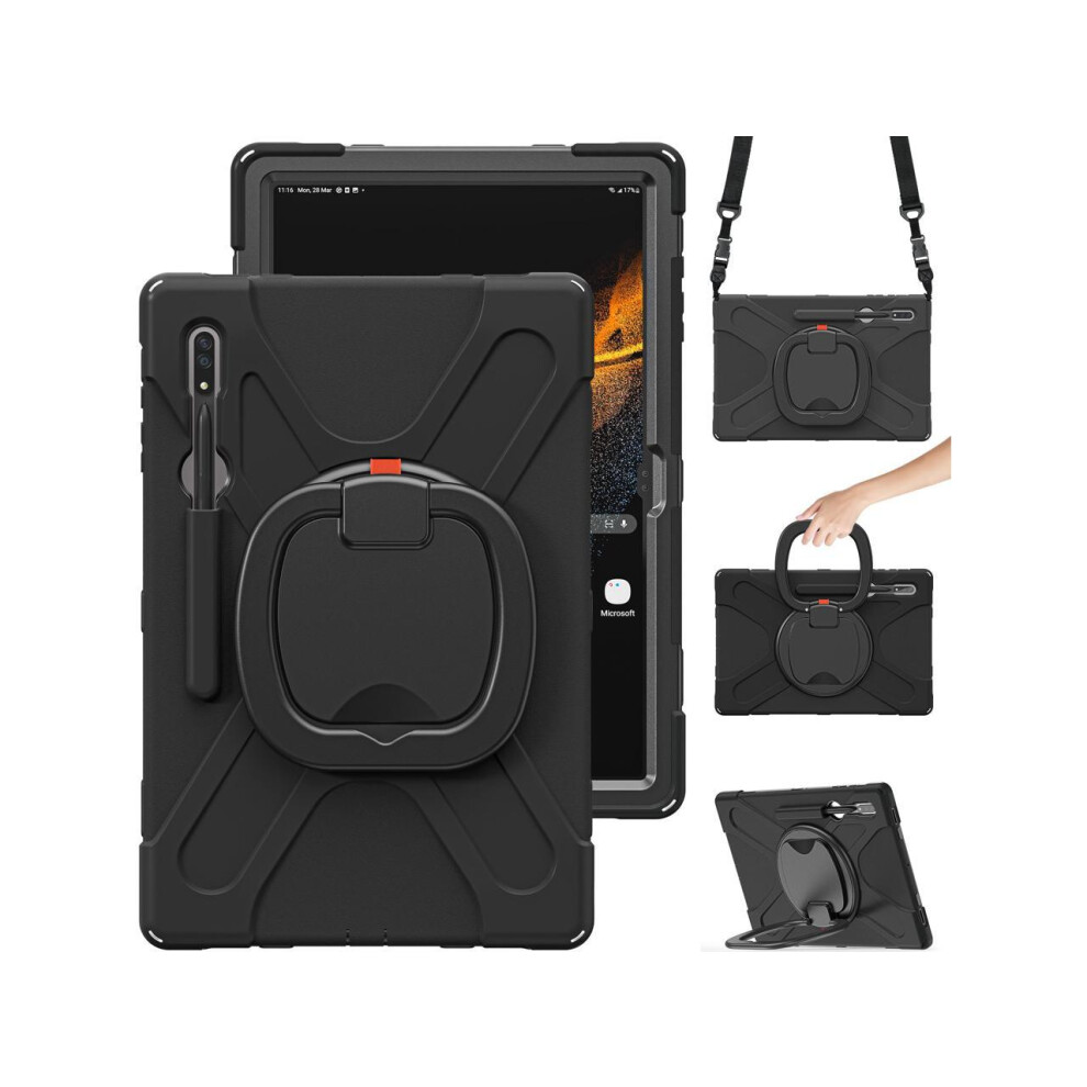 For Samsung Galaxy Tab S10 Ultra 2024 / S9 Ultra 2023 / S8 Ultra 14.6 2022 Case Shockproof Protective Case For Galaxy Tab S8 Ultra 14.6" 2022 With Sta 609808315134
