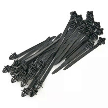 50 stücke Kabelbaum Verschluss Kabel Klemme Clips Kabelbinder Management Auto Draht Organisatoren Für