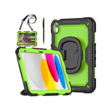 Case for iPad (A16) 11th Generation 11 Inch 2025, iPad 10th Generation 10.9 inch 2022, Shockproof Protective Cover with Screen Protector, Rotating Sta