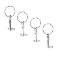 4 x Schnellspannstifte 1/4 Zoll mit & Feder 316 Edelstahl für