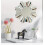 Contemporary Large Round Sunburst Wall Mirror Silver 65cm 1