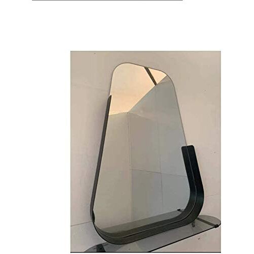 Metal Wall Mirror Half Frame 50X70X6cm 2