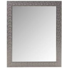 Mosaic Effect Silver Mirror 60X50X0.9 cm