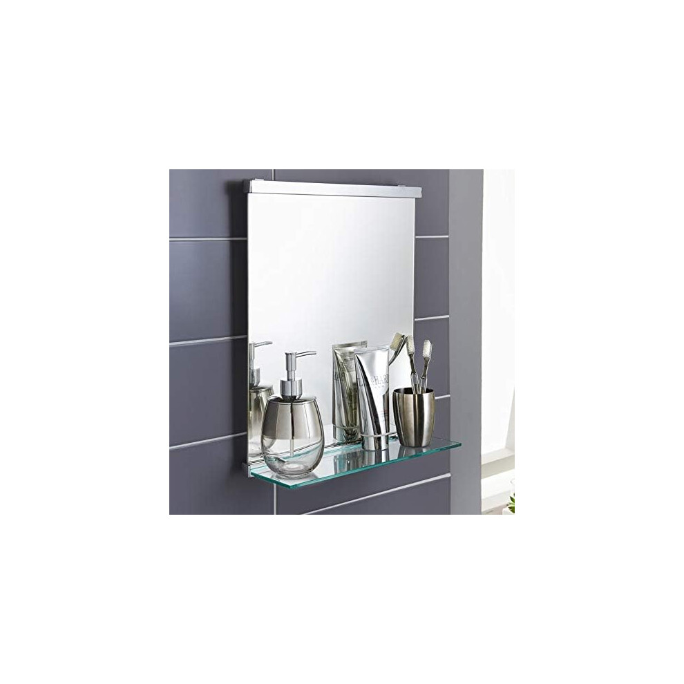Biznest Premium Bathroom Mirror With Shelf