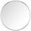 Silver Metallic Round Mirror Modern 60X0.65cm 1