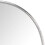 Silver Metallic Round Mirror Modern 60X0.65cm 2