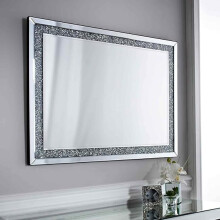 Jewel Wall Mirror Crystal Diamante 120X80cm