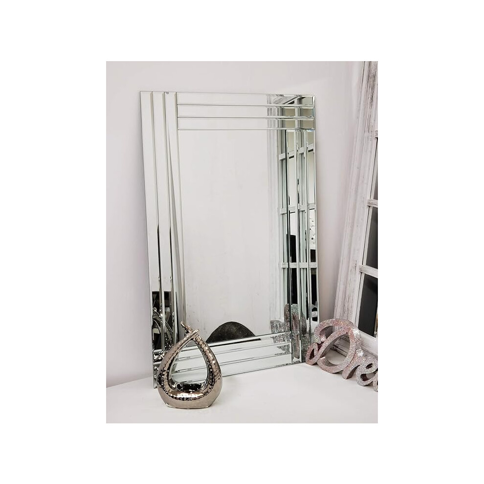 Biznest Mirror Bevelled Triple Edge Frameless 60X80cm