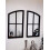 Black Window Mirror Stylish 72x65CM 2