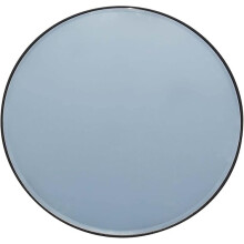 Black Circular Mirror Home Décor 50CM