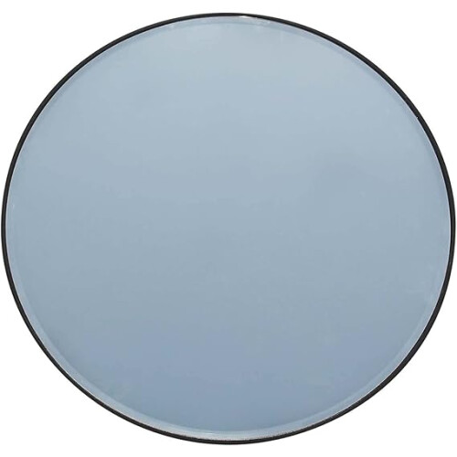 Black Circular Mirror Home Décor 50CM
