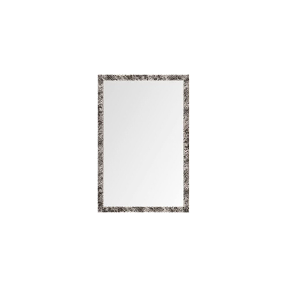 Biznest Silver Athena Geometric Mirror Large 90X60cm