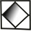 6x Boston Black Wall Mirrors Square 40cm 2