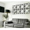9x Boston Black Wall Mirrors Square 40cm 1