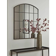 Rectangle Arch Mirror Metal Frame 76x96cm