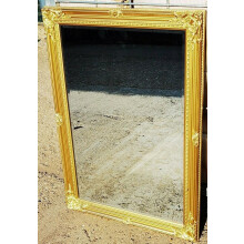 Antique Ornate Gold Mirror Chic 104x74cm
