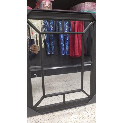 Black Window Mirror Enchanted 61x76cm 1