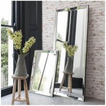 Silver Rectangle All Glass Mirror 60x90cm