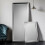Silver Rectangle All Glass Mirror 60x90cm 2