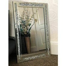 2x Jewel Wall Mirror Decor Diamante 40x60CM