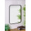Camden Black Curved Aluminium Mirror 60x40Cm 1