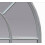 Vintage Grey Arch Window Mirror 115x85cm 2